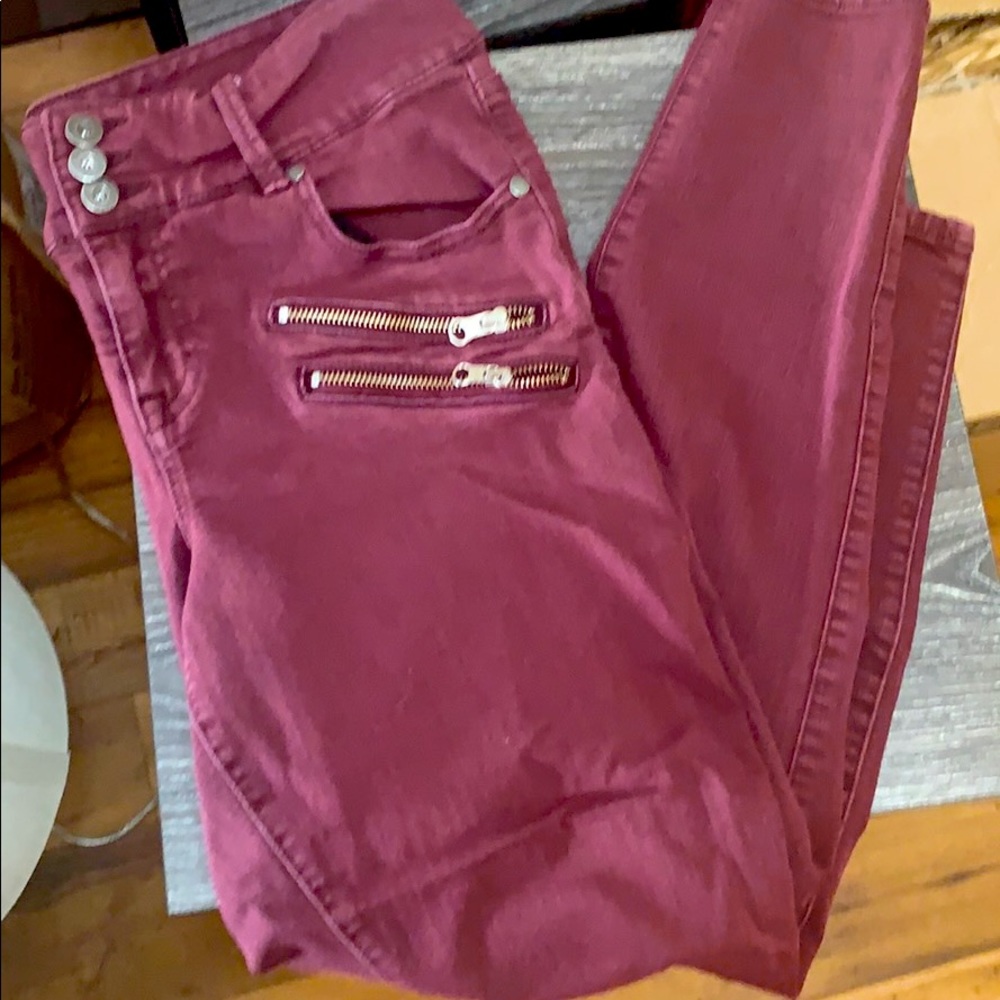 Torrid Size 14 burgundy jeggings